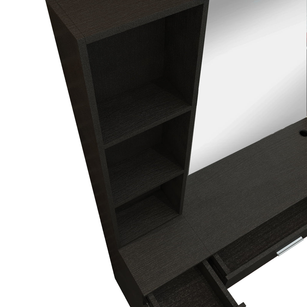 Wall Mount Salon Barber Station with Mirror V63242