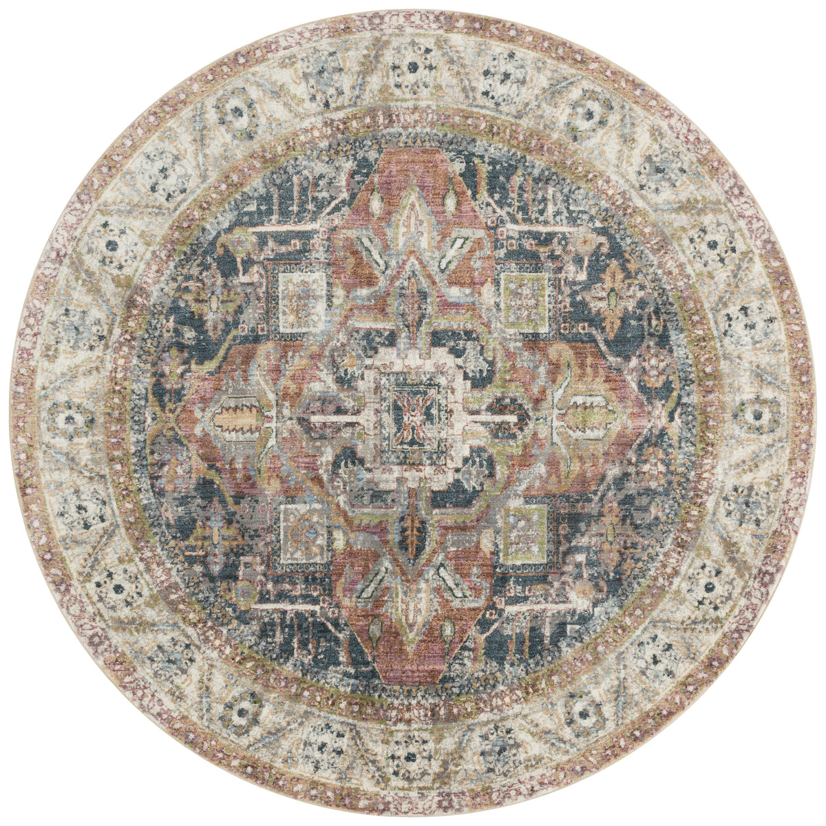Ivory Multi 9'6 x 9'6 Rug F783