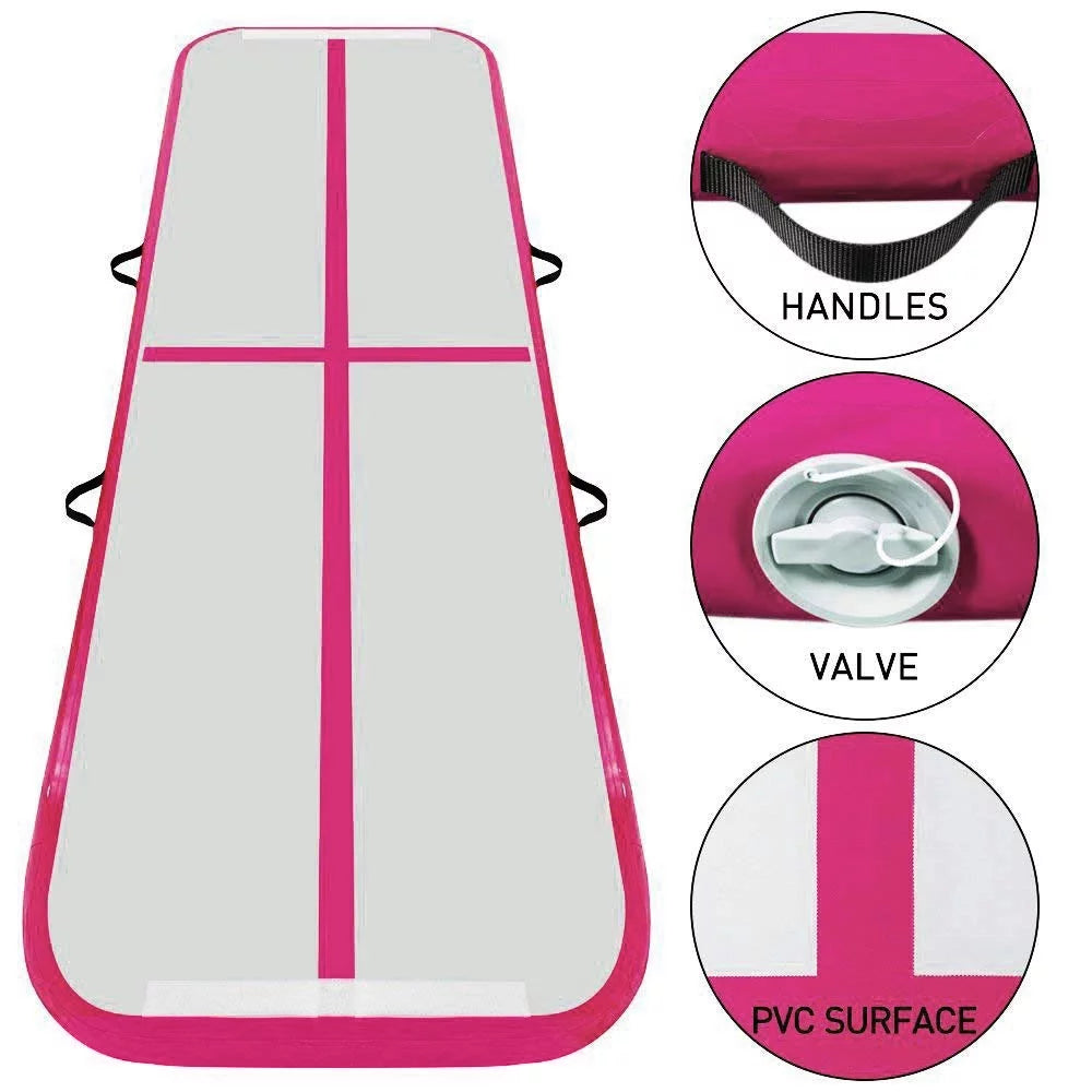 Pink Inflatable Gymnastic Air Track Mat G4075