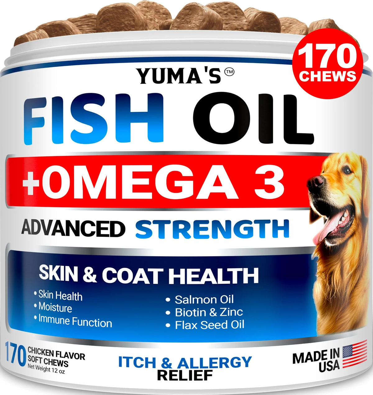 Omega 3 Fish Oil Chews for Dogs Z239