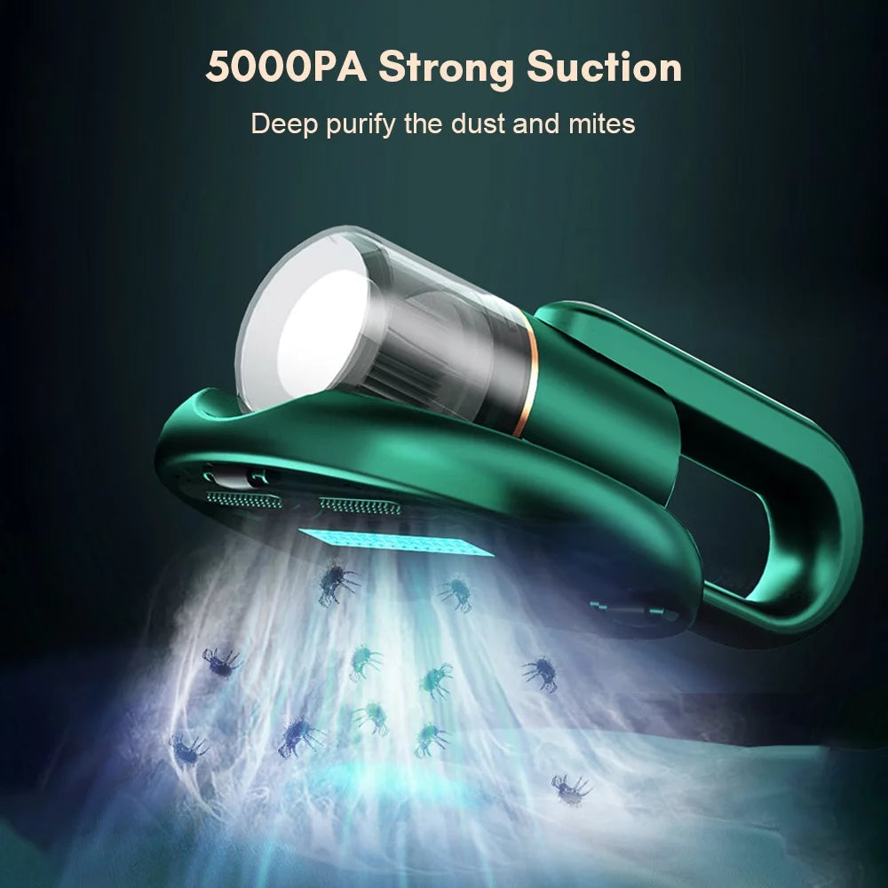 Wireless Household Bed Cleaner with HEPA Filtration and 5000PA Suction L29032