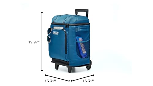 42-Can Soft Rolling Cooler with Wheels W4877