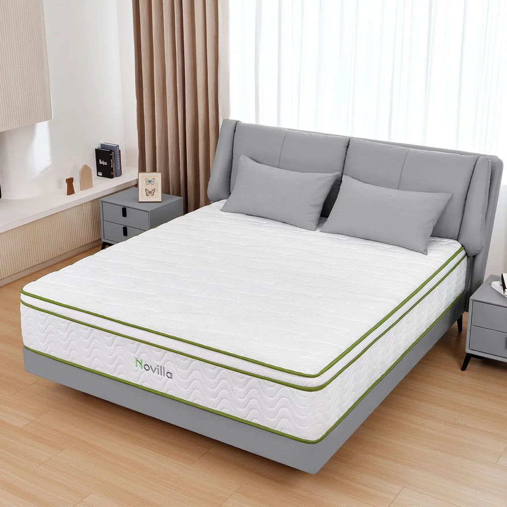 10'' Cooling Gel Memory Foam Pocket Spring Hybrid Mattress California King Size V3004