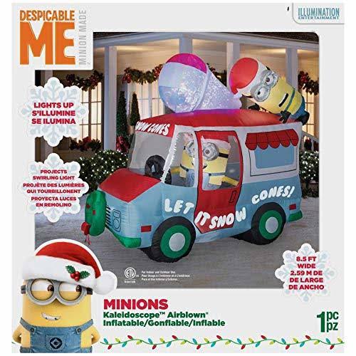 Inflatable Holiday Truck with Swirling Kaleidoscope J434637