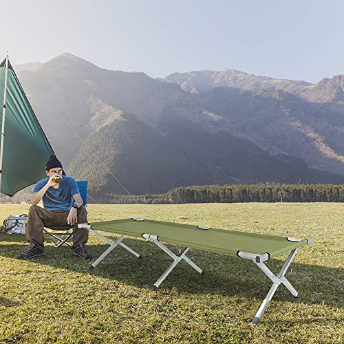 Portable Folding Camping Cot with Carrying Bag X1314