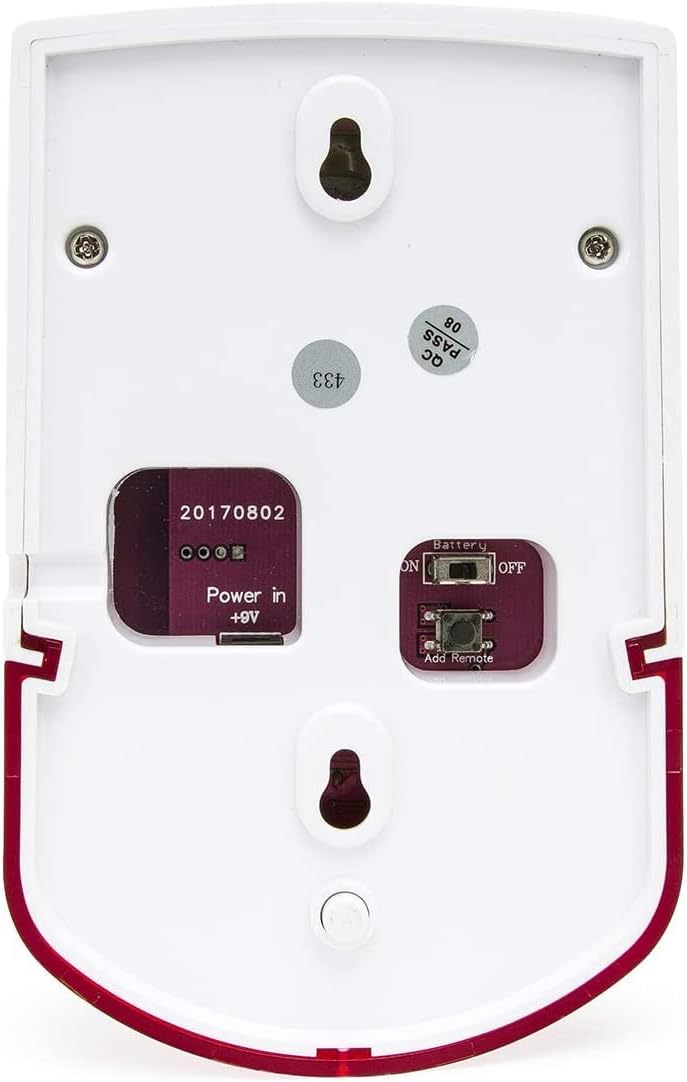 Panic Alarm Button Siren with Light and 4 Emergency Button F7795