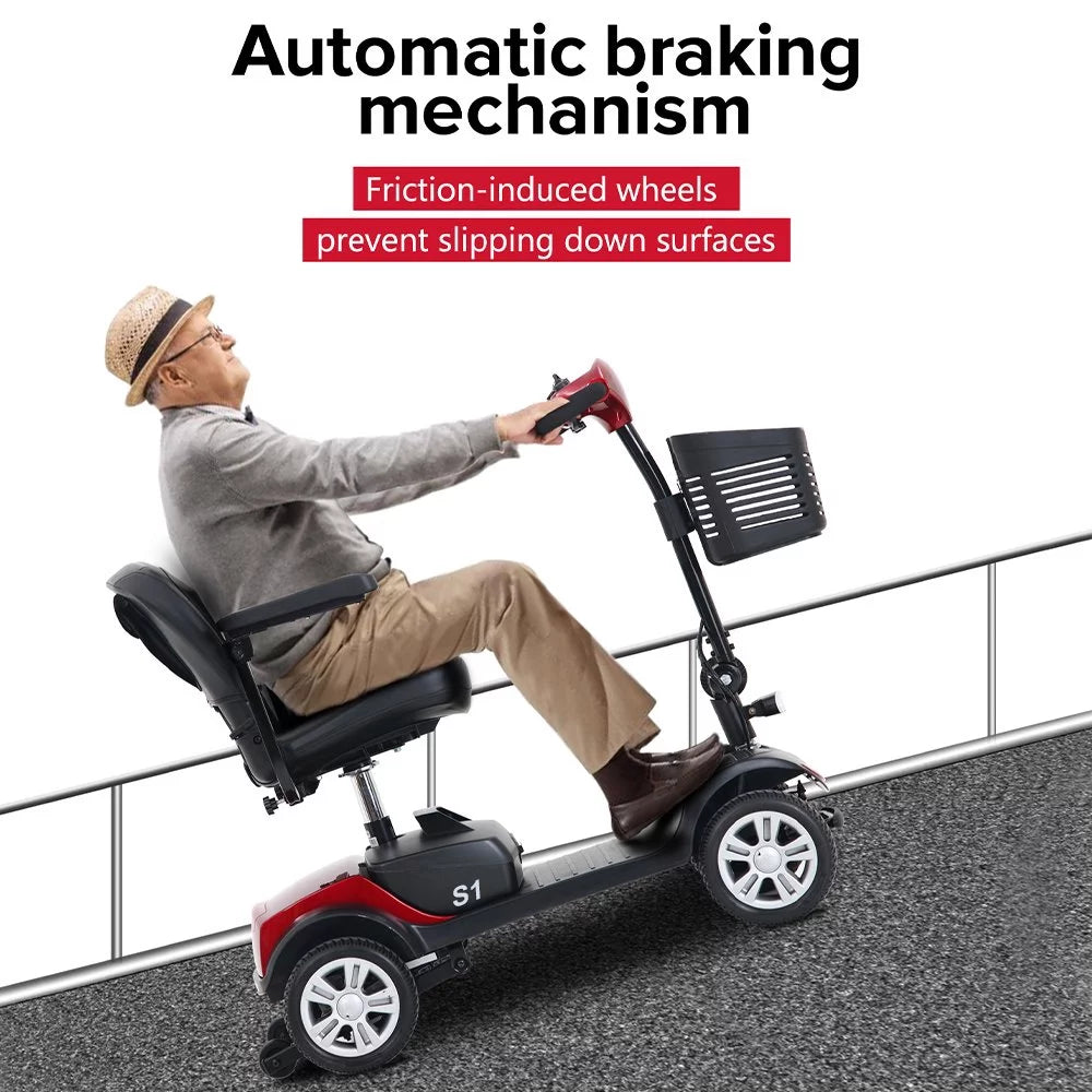 Heavy Duty Electric Mobility Scooter with Detachable Basket K25280