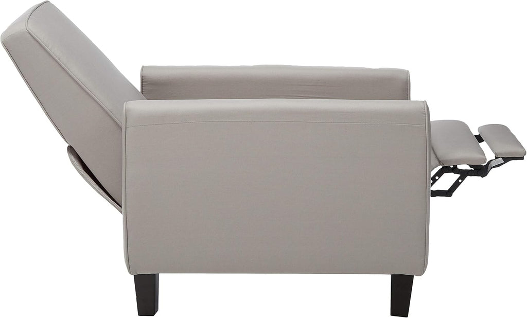 Gray Fabric Recliner Club Chair Z22941