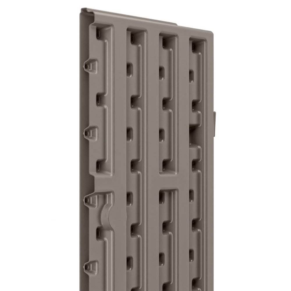 4 Cubic Feet Resin Single Shelf Wall Storage Cabinet 6 Pack R215286