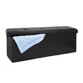 Black Triple Folding Ottoman H8030