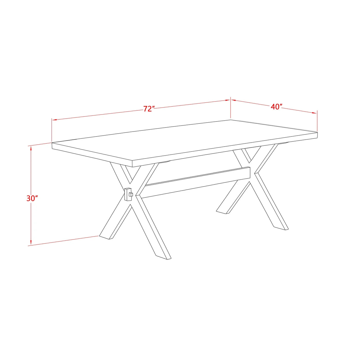 9-Piece Solid Wood Dining Table Set F152080