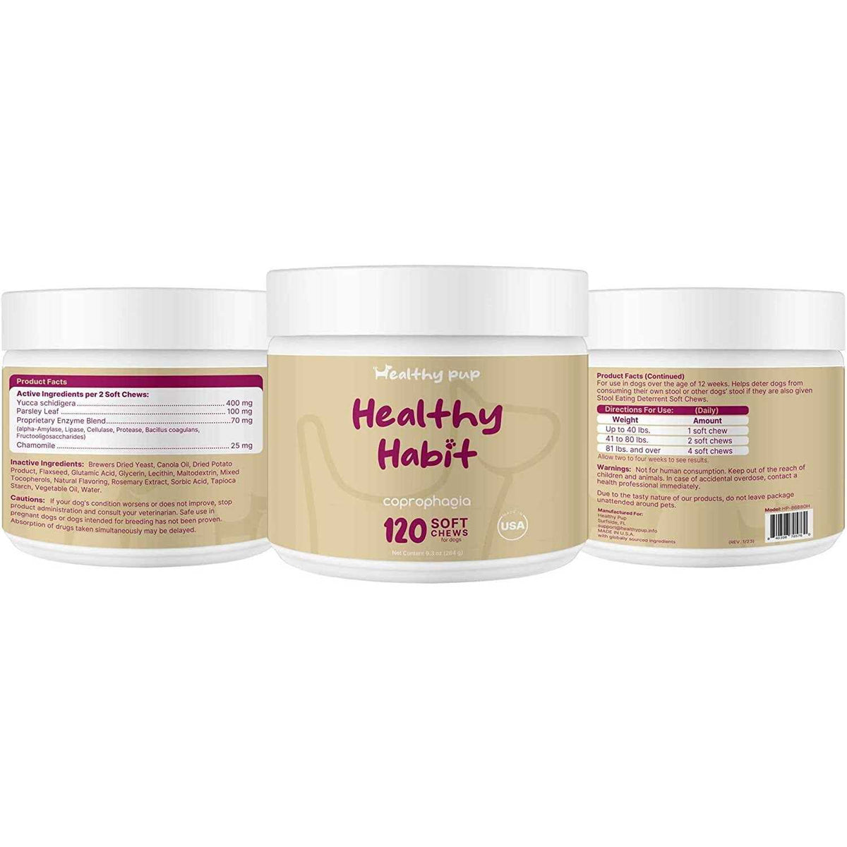Coprophagia Supplement for Dogs V717349