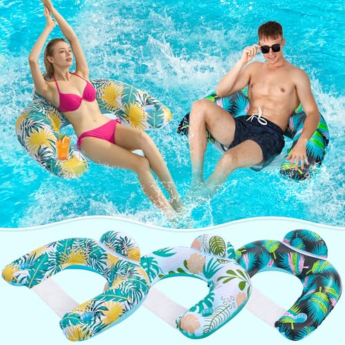 Inflatable Pool Floats with Two Cup Holders L335