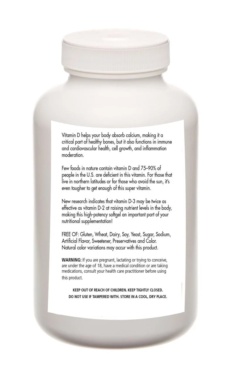 Vitamin D3 Oil 5000 IU J3369