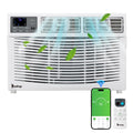 12000BTU 110V Window Air Conditioner With WIFI And Remote, White G4393