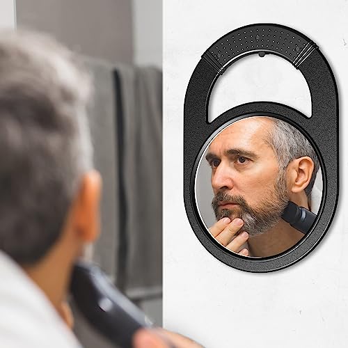 Black Hand Mirror with Handle J8086