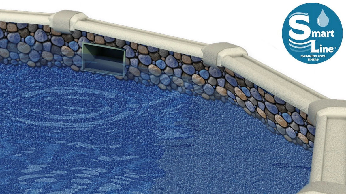 24' Round Overlap Pool Liner 54" Height 25 Gauge Q58598