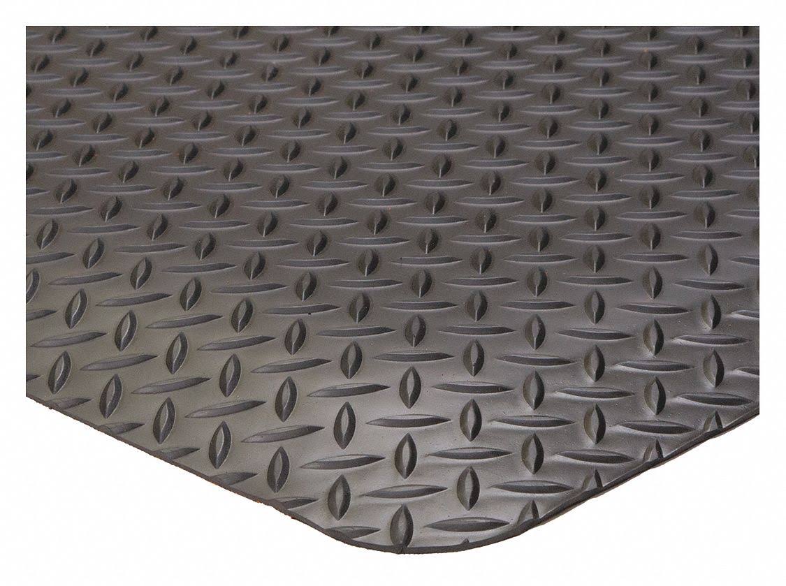 Antifatigue Mat, Black, 2 Ft. x 3 Ft. W255573