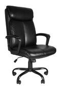 Black Adjustable PU Leather Office Desk Chair C9862