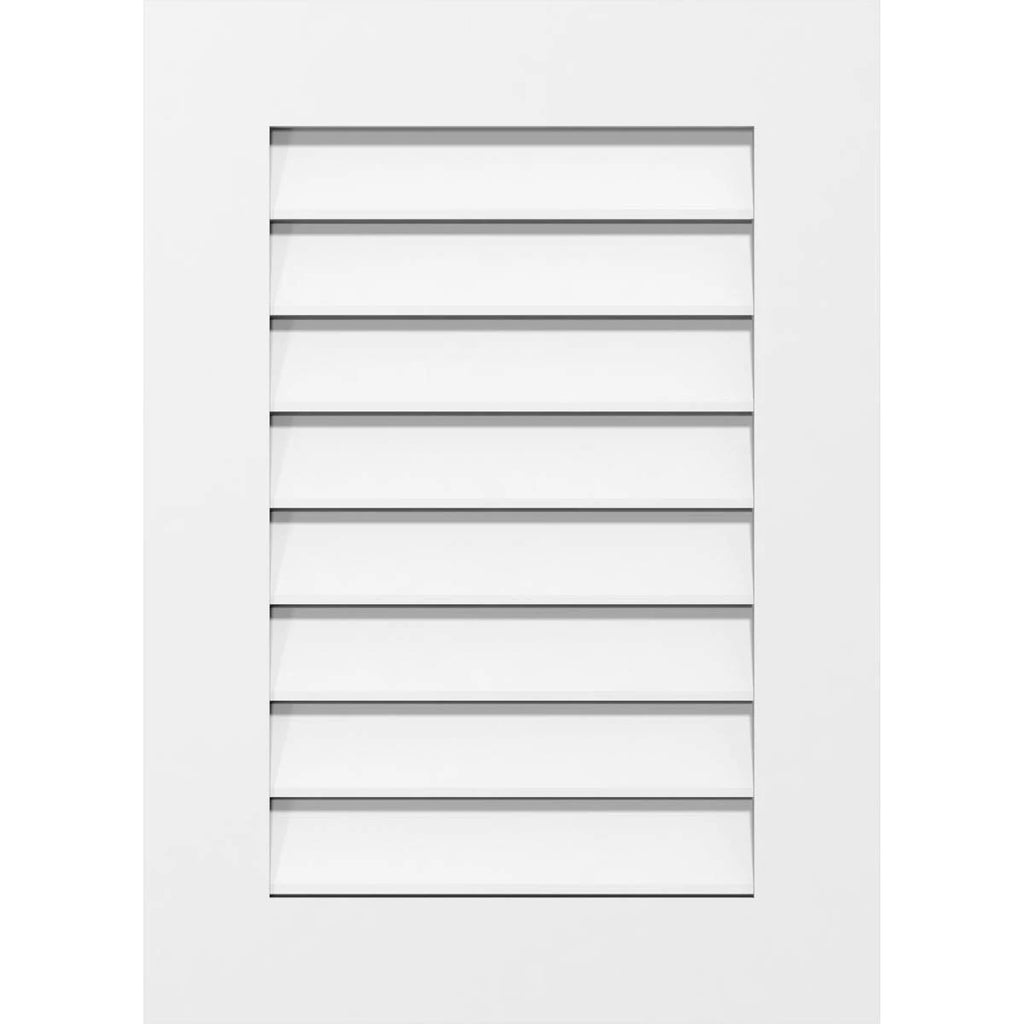 Vertical Surface Mount PVC Gable Vent W25909