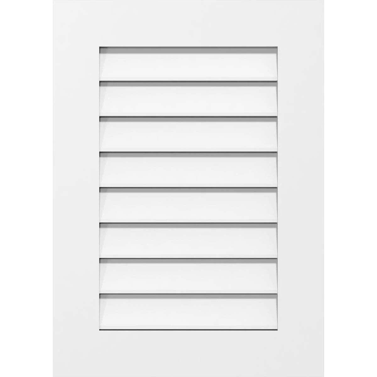 Vertical Surface Mount PVC Gable Vent W25909