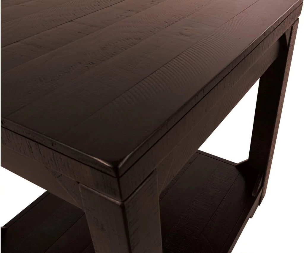 Square End Table with Floor Shelf K871934