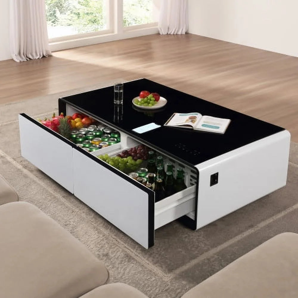 Smart Coffee Table with Built-in Fridge W138