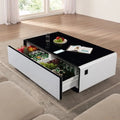 Smart Coffee Table with Built-in Fridge W138