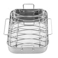 Stainless Steel Rectangular Roasting Pan with Rack G6894
