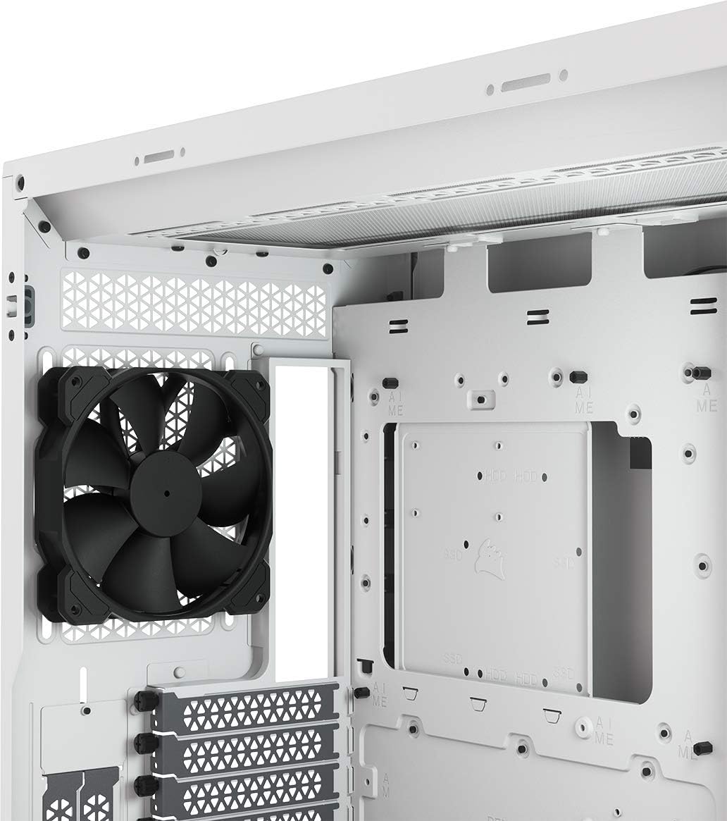 White Mid-Tower ATX PC Case Q8944
