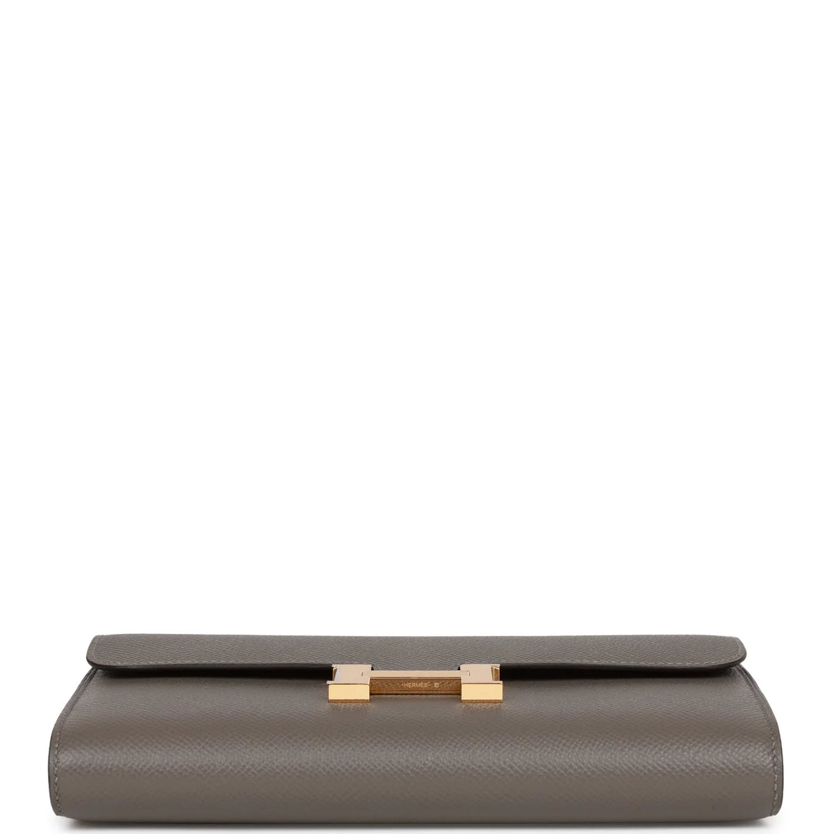 Wallet To Go Gris Meyer Epsom Gold Hardware Y1097