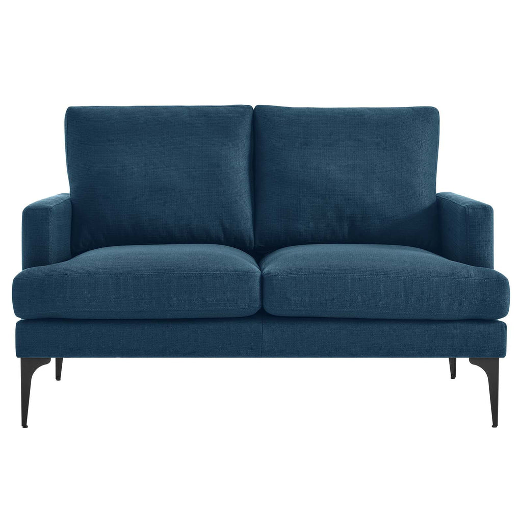 Azure Upholstered Fabric Loveseat H4317