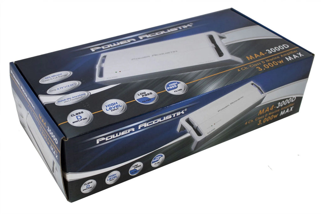Class D Amp 4 Channels 3,000 Watts Max X73554
