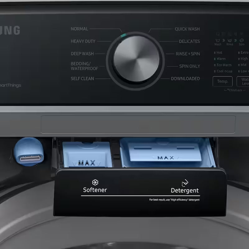 Top Load Washer with ActiveWave Agitator and Active WaterJet in Brushed Black A107947