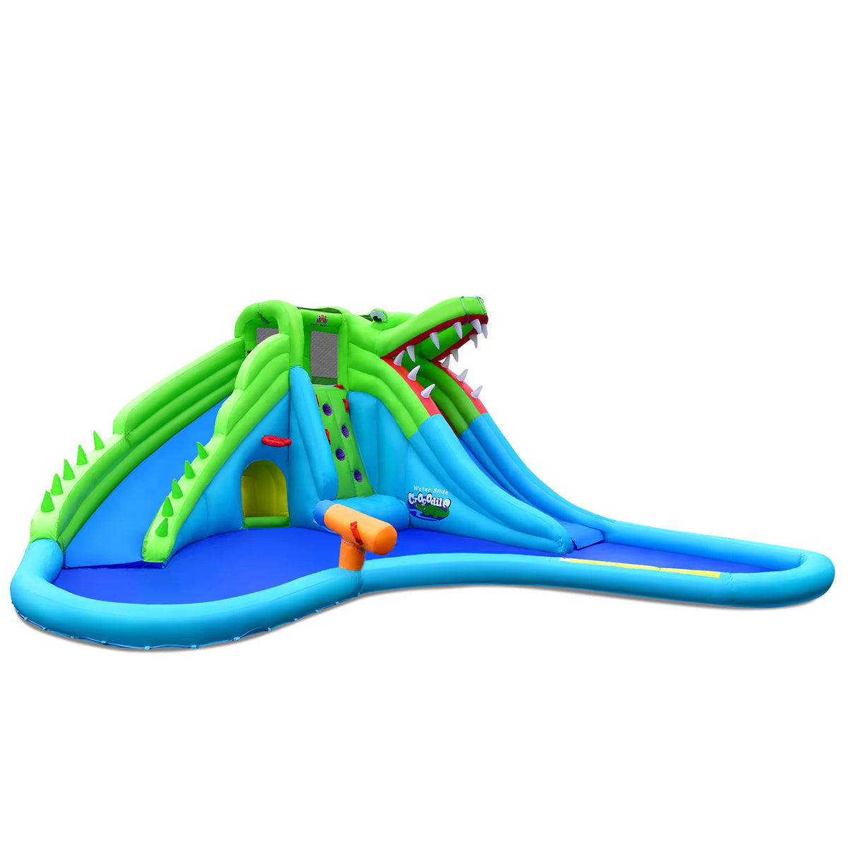 Inflatable Water Slide Park with Dual Slides N84476