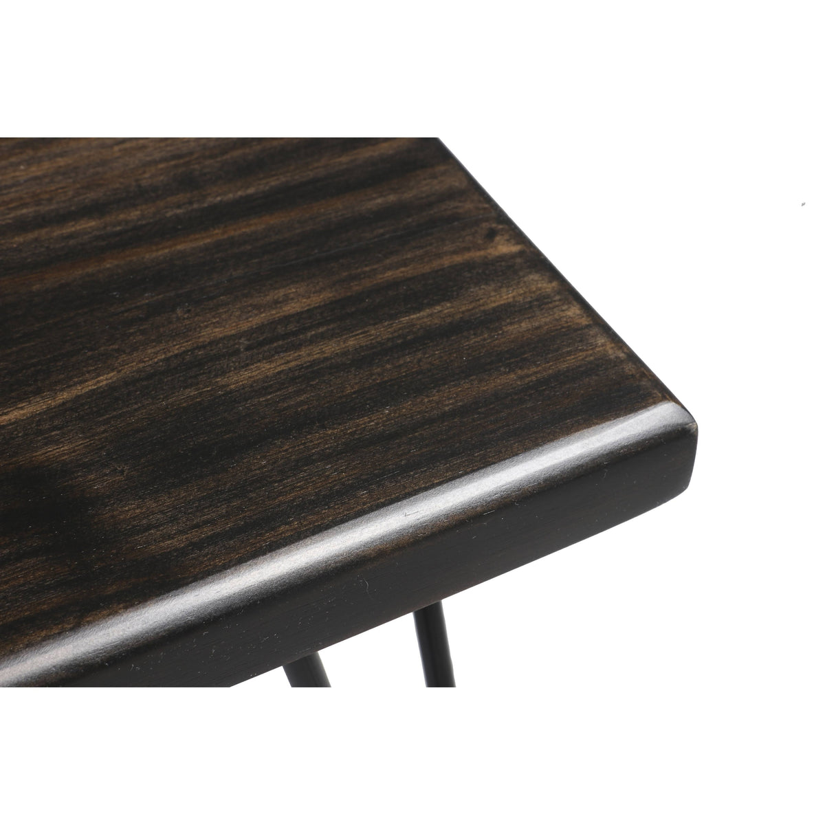 Weathered Gray Wood Bench Z7285