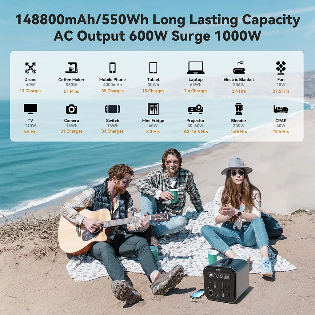 600 Watts Portable Power Station Q629