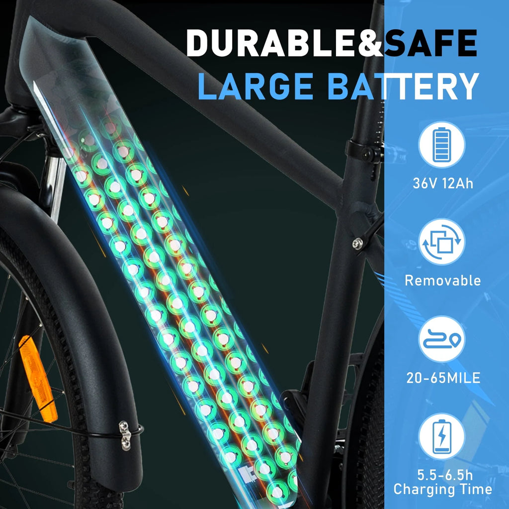 Electric Bike 500W 36V 12Ah Aluminum Alloy 7 Speed Y2734