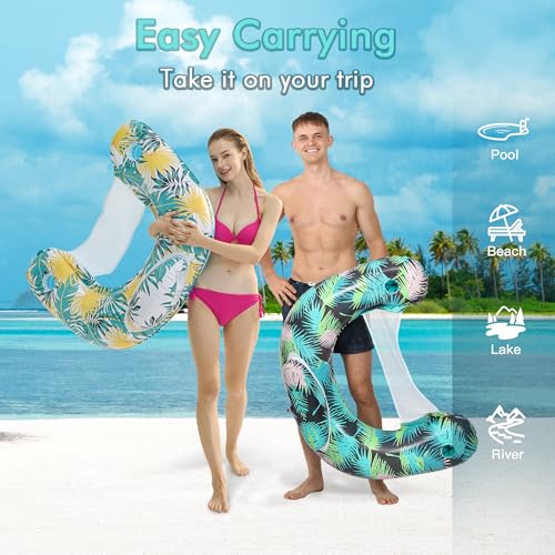 Inflatable Pool Floats with Two Cup Holders L335