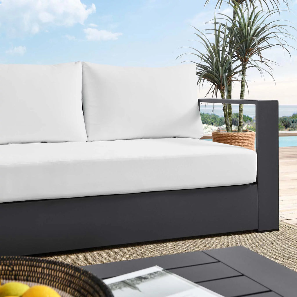 Gray White Aluminum Sofa H572