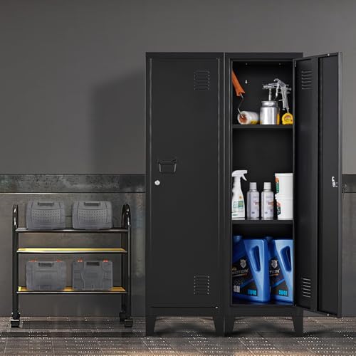 Metal Locker with Doors and Shelves R20797
