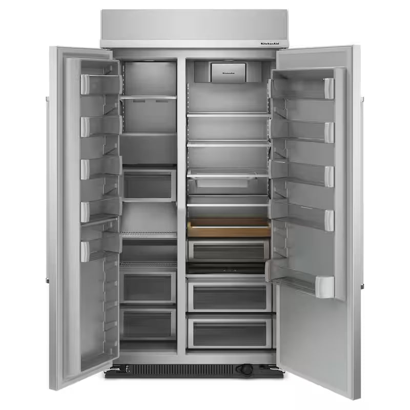 42 in. 25.5 cu. ft. Side-by-Side Refrigerator in Stainless Steel J90623
