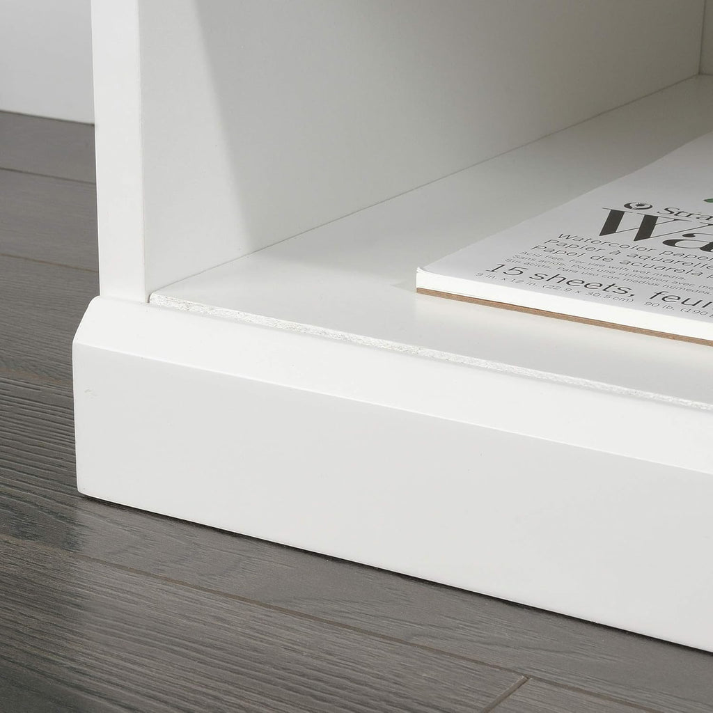 White Open Storage Cabinet G8377