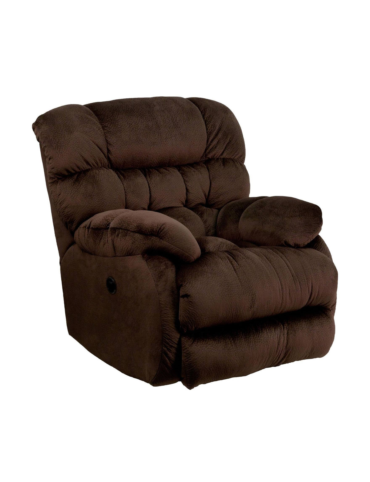 Microfiber Power Recliner with Push Button F93303