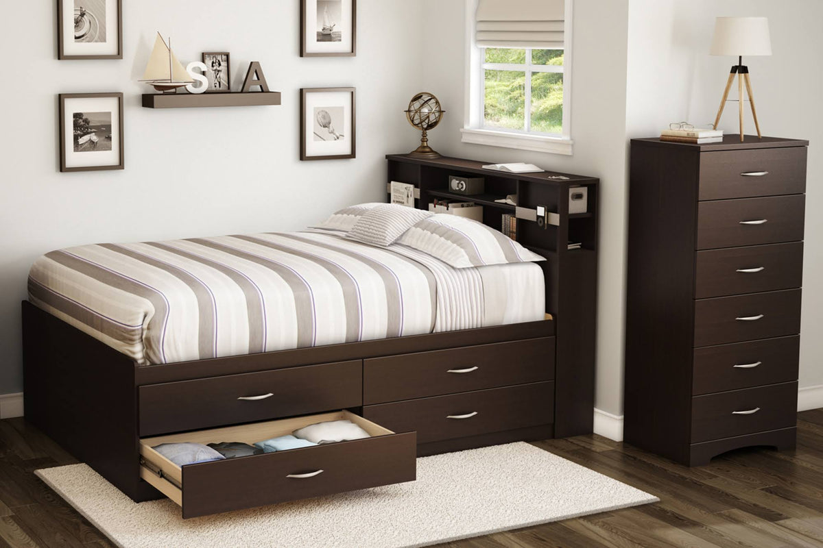 Full Bookcase Bed H474548