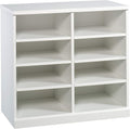 White Open Storage Cabinet G8377