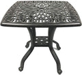 21 Square Cast Aluminum Patio End Table M118107
