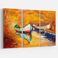 Oil Painting Print Multi-Piece Image on Wrapped Canvas N1823