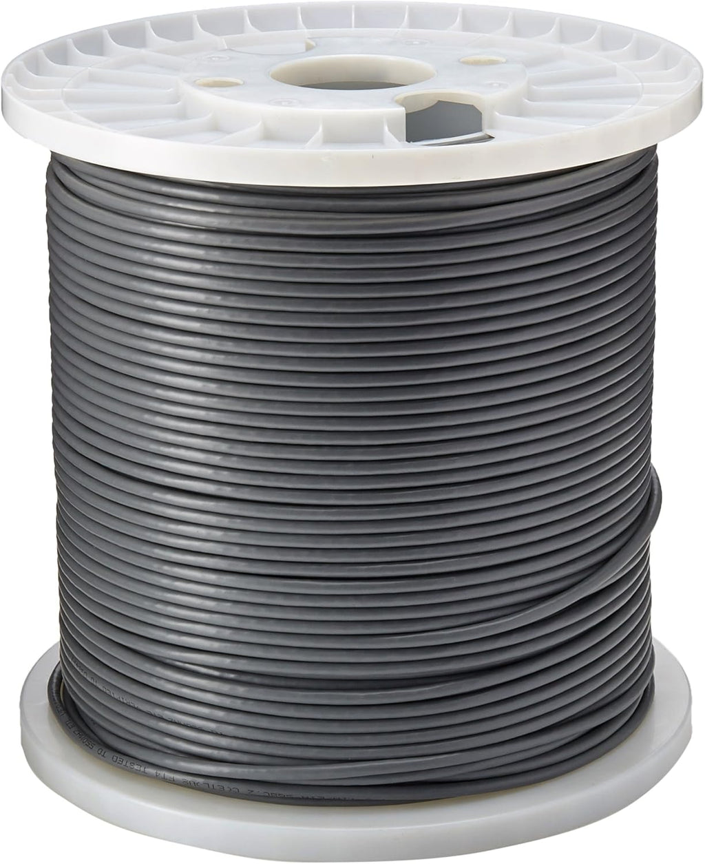 Cat6 Solid-Core Cable, Black, 1000' M258