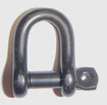 15/32x22 Diameter D Shackle with Captive Pin - Black U562280